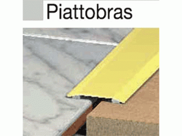 Remate em Latão Polido - Perfil PIATTOBRAS - ARCANSAS