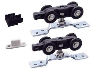 Kit para Portas de Correr - Calha 205 (80 Kg) e 205/1 (120 Kg)