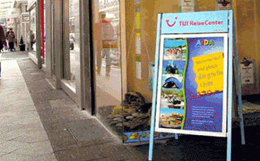 Painel / Expositor para Publicidade A Board Flatline
