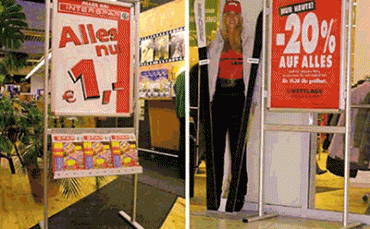 Painel / Expositor para Publicidade Poster Stand Classic