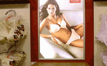Painel / Expositor para Publicidade Display Led Lite
