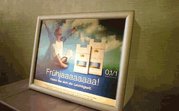 Painel / Expositor para Publicidade Illuminated Box Economy