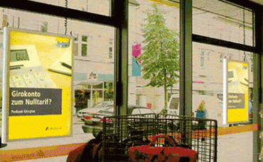 Painel / Expositor para Publicidade Illuminated Slimline