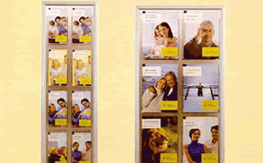 Painel / Expositor para Publicidade Streamline Wall