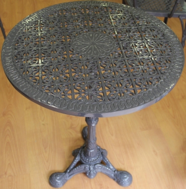 Mesa de jardim em aluminio