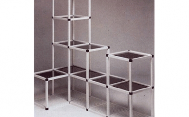 Sistema Modular em Alumínio PORSA KUBUS - Exemplo de Aplicação
