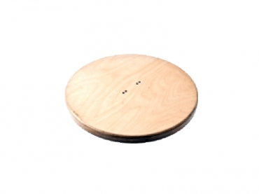 Base em Madeira Redonda Furada 360 mm MT192